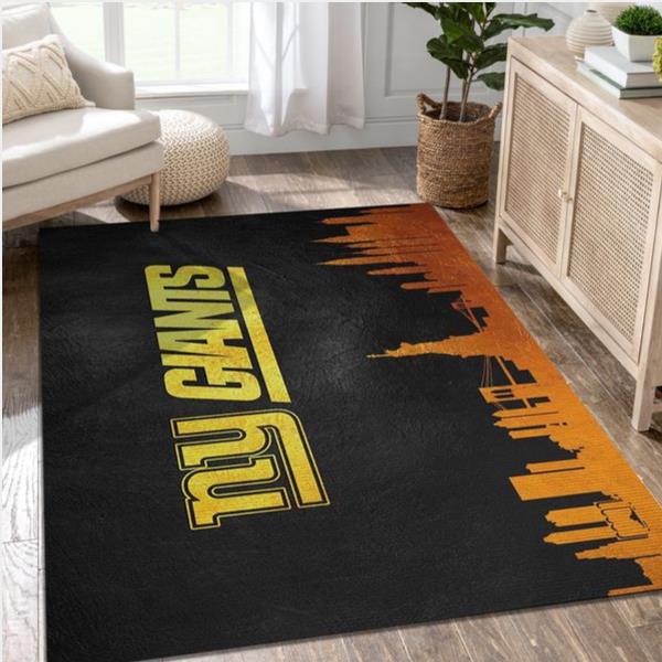 New York Giants Skyline Nfl Area Rug Carpet Kitchen Rug Home Us Decor