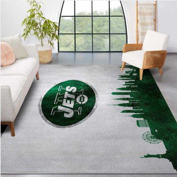 New York Giants Skyline Nfl Area Rug Carpet Living Room Rug Christmas Gift Us Decor