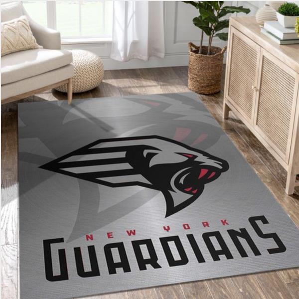 New York Guardians Xfl Nfl Area Rug Living Room Rug Us Gift Decor