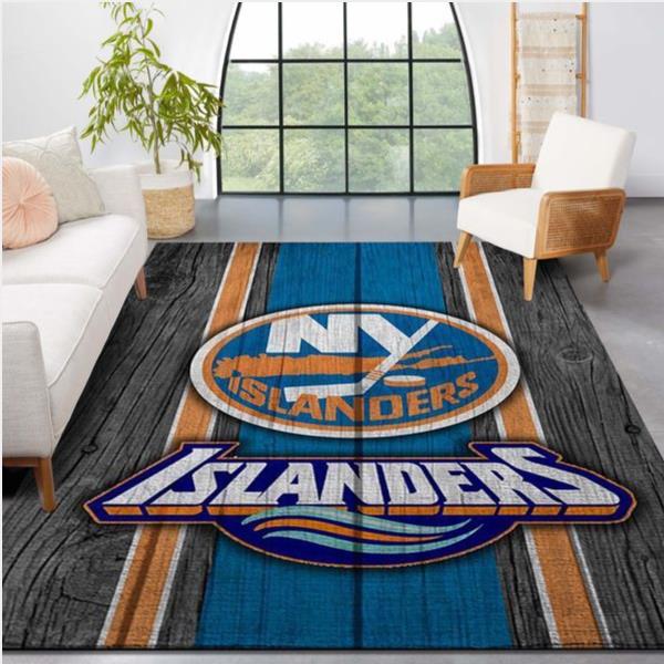 New York Islanders Nhl Team Logo Style Nice Gift Home Decor Rectangle Area Rug