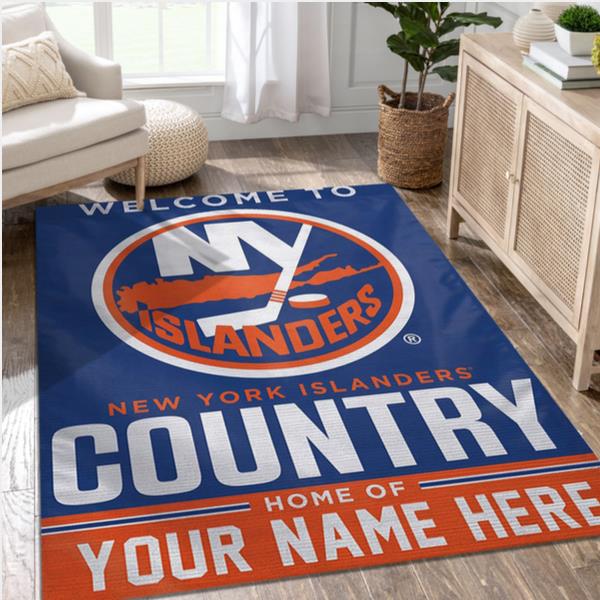 New York Islanders Personal NHL Area Rug Carpet Sport Living Room Rug