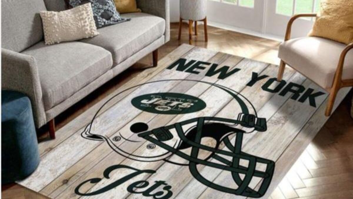 New York Jets Area Rugs Living Room Carpet Christmas Gift Floor