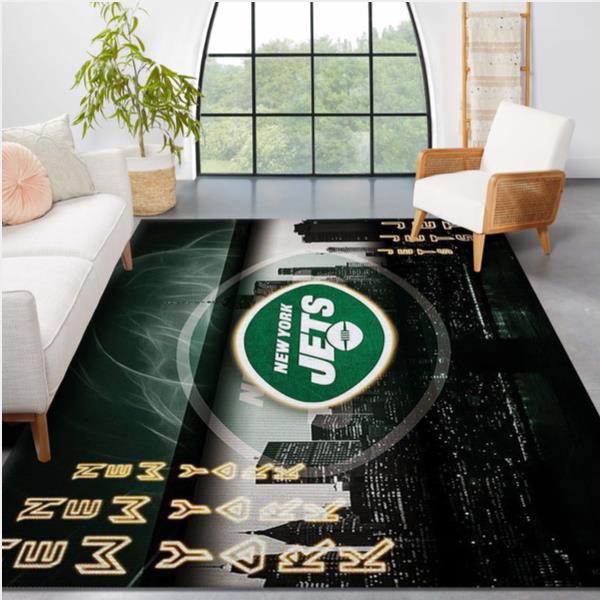New York Jets NFL Area Rug Bedroom Rug Home US Decor