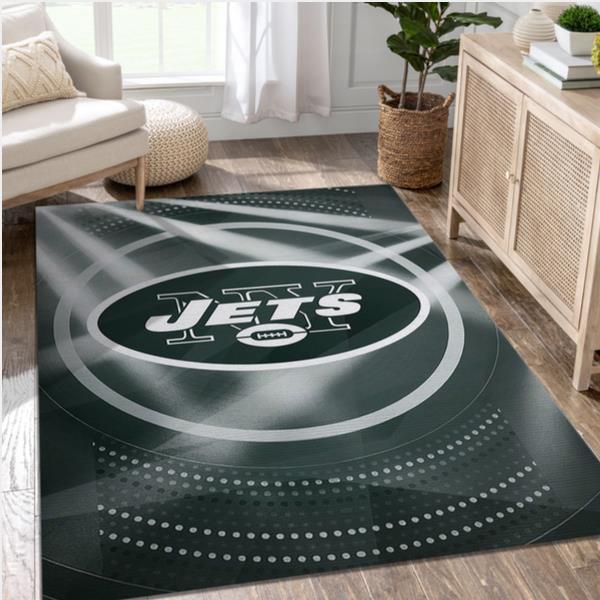 New York Jets NFL Area Rug For Christmas Bedroom Rug Christmas Gift US Decor