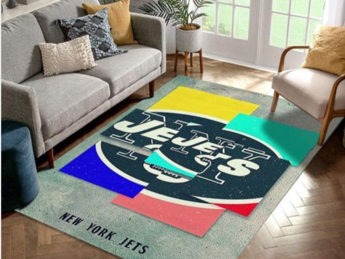 New York Jets Area Rugs Living Room Carpet Christmas Gift Floor