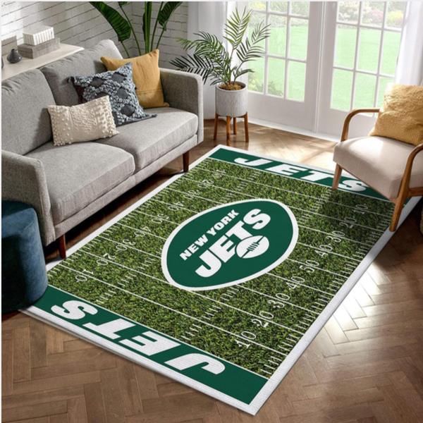 New York Jets NFL Rug Room Carpet Sport Custom Area Floor Home Decor V3