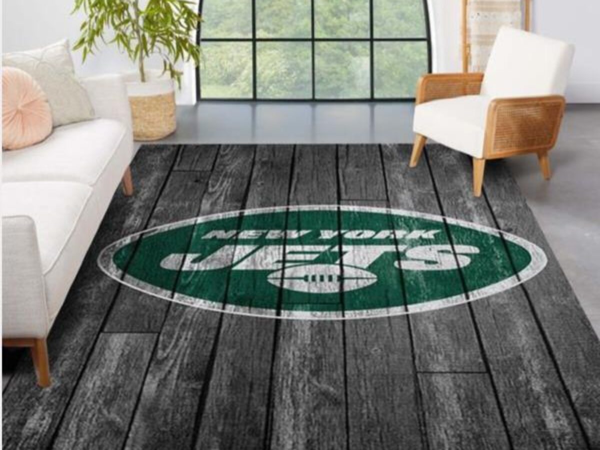 New York Jets Area Rugs Living Room Carpet Christmas Gift Floor