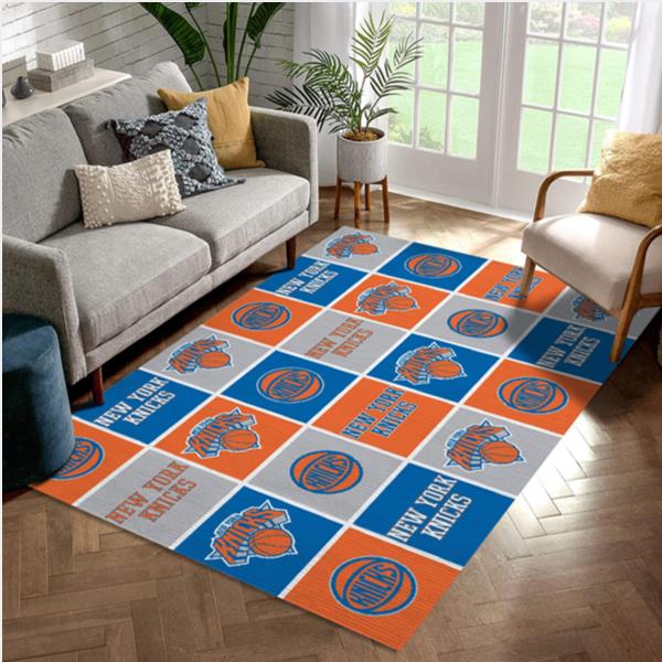 New York Knicks Patterns NBA Area Rug Bedroom Rug   Family Gift US Decor