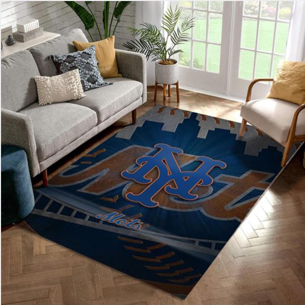 New York Mets Baseball Team Club Rug Living Room Rug US Gift Decor