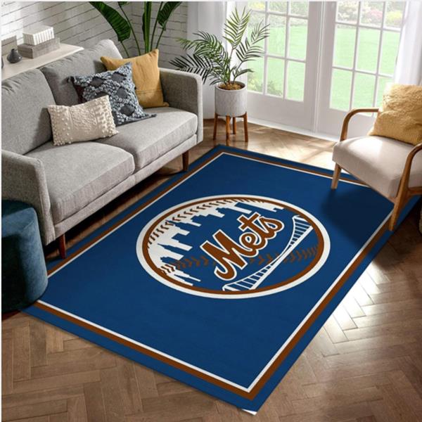 New York Mets MLB Team Rug Living Room Rug US Gift Decor
