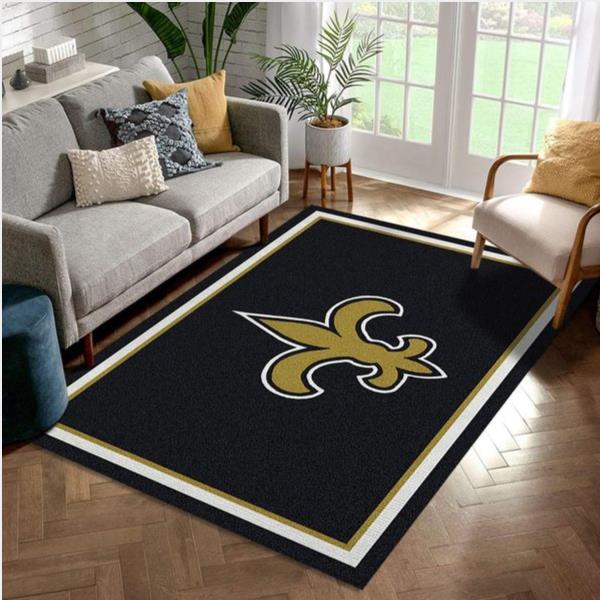 Nfl Spirit New Orleans Saints Area Rug Bedroom Rug Us Gift Decor