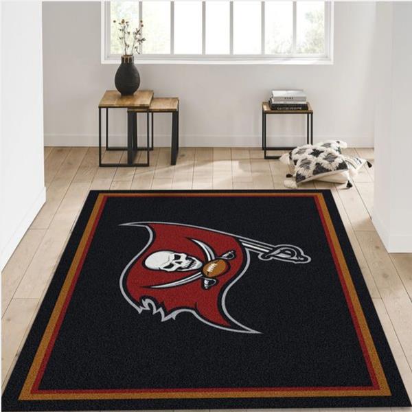 Nfl Spirit Tampa Bay Buccaneers Area Rug Living Room Rug Christmas Gift Us Decor