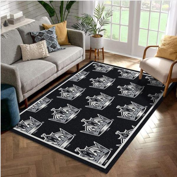 Nhl Repeat Los Angeles Kings Area Rug Kitchen Rug Home Us Decor