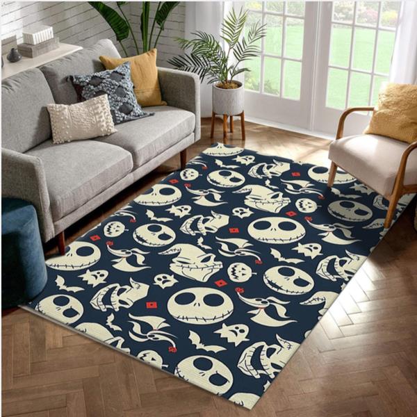 Nightmare Before Christmas Pattern Area Rug Geeky Carpet home decor Bedroom Living Room decor