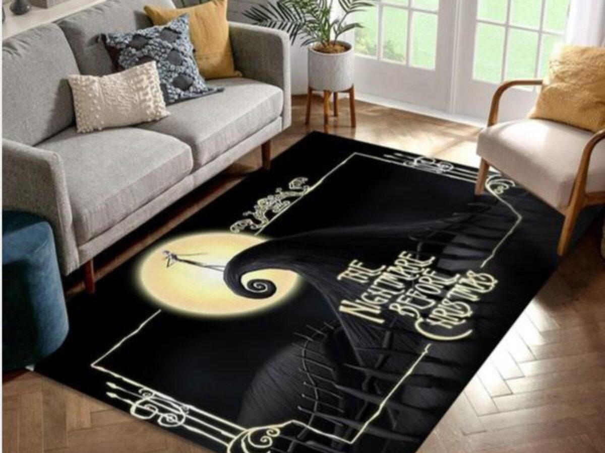 Lock Shock Barrel -Oogies Boys- The Nightmare Before Christmas Movie Carpet  Living Room Rugs Collections