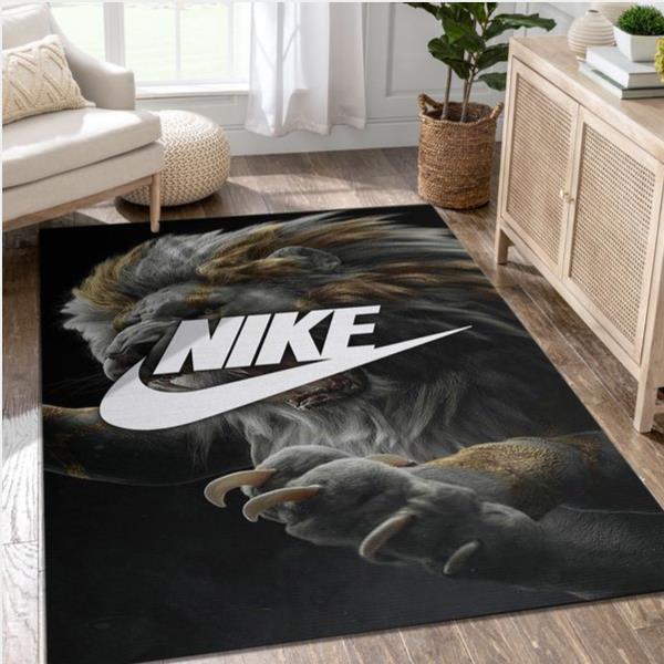 Nike Logo Area Rug - Living Room Carpet Local Brand Floor Decor The Us Decor