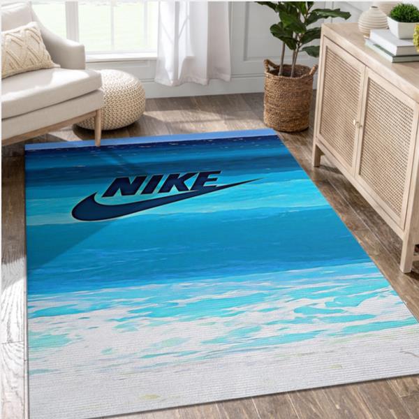 Nike Ocean V1 Area Rug For Gift Living Room Rug Home US Decor