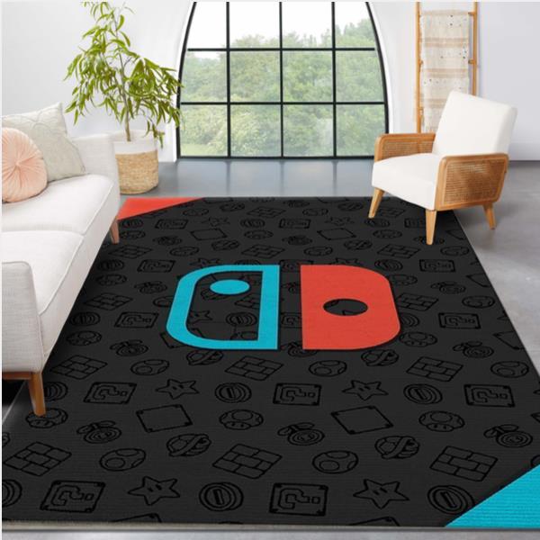 Nintendo Switch Gaming Collection Area Rugs Living Room Carpet Floor Decor The US Decor