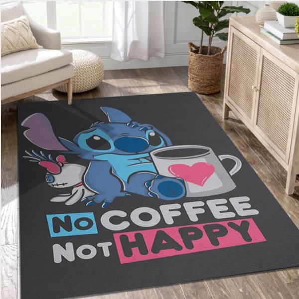 No Coffee Not Happy Area Rug For Christmas Kitchen Rug US Gift Decor