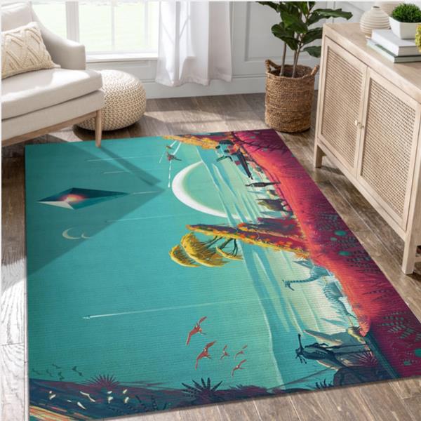 No Mans Sky Video Game Reangle Rug Bedroom Rug