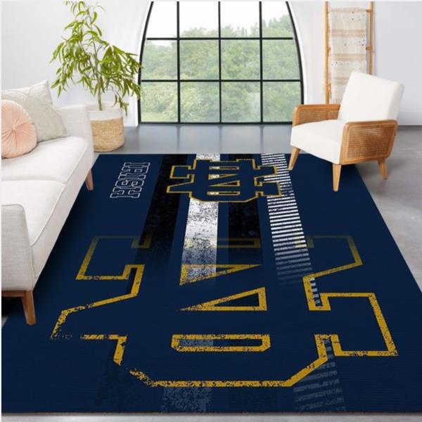 Notre Dame Fighting Irish Rug Room Carpet Sport Custom Area Floor Mat Home Decor