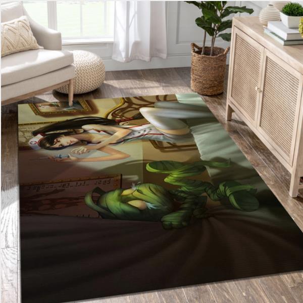 Nurse Akali Video Game Area Rug For Christmas Bedroom Rug