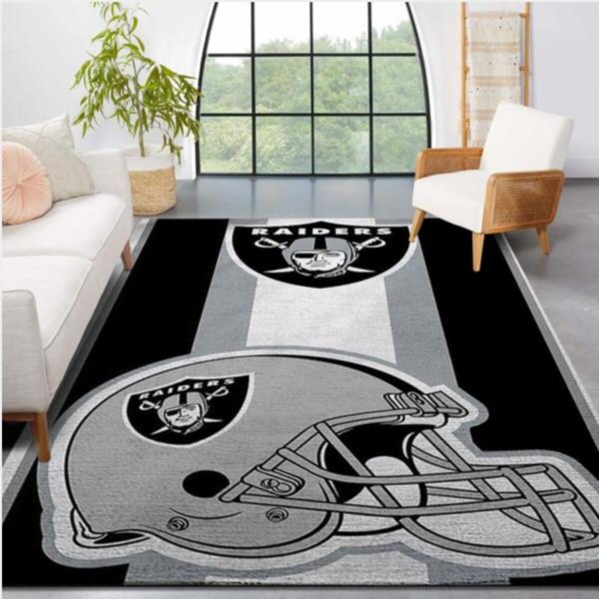 Officially Licensed NFL Team Color Sign - Oakland Raiders