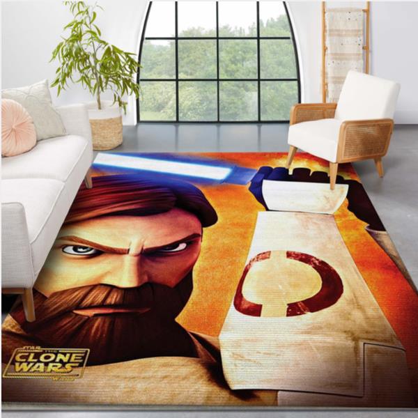 Obi Wan Star War Character Rug Bedroom Rug Home Decor Floor Decor