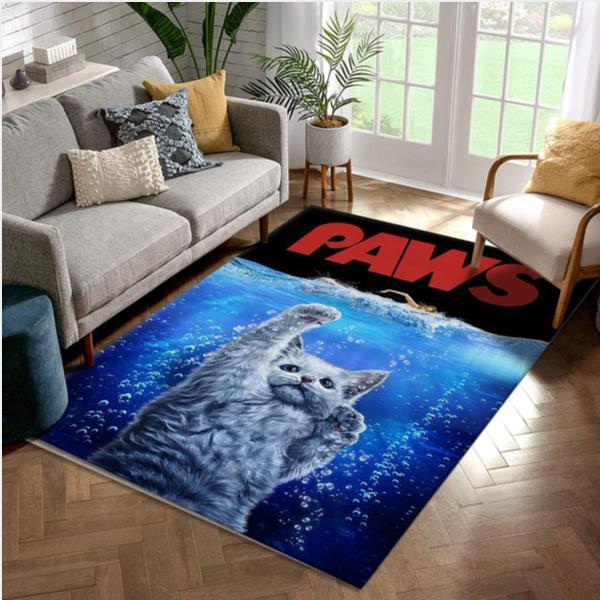 Ocean Monster Cat Terror Area Rug Carpet Living Room Rug Home Decor Floor Decor
