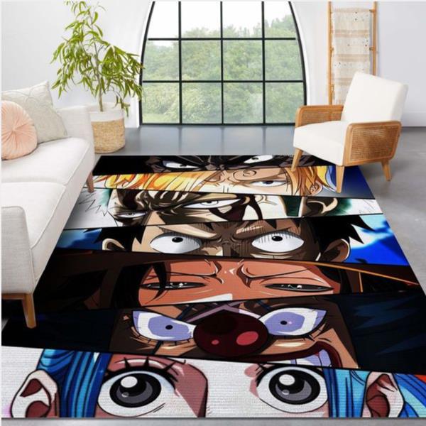 One Piece Eyes Anime Area Rug For Gift Living Room Rug Home Decor Floor Decor