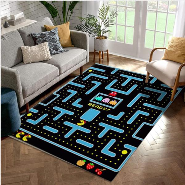 Pacman Gaming Collection Area Rugs Living Room Carpet Floor Decor The US Decor