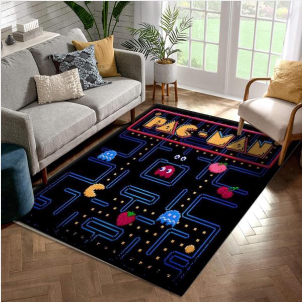 Pacman Gaming Collection Area Rugs Living Room Carpet Floor Decor The US Decor