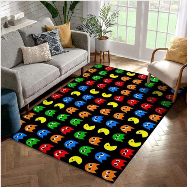 Pacman Pattern Area Rug Carpet Living Room Rug - Floor Decor