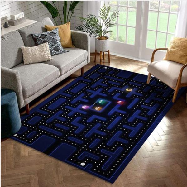 Pacman Ver1 Area Rug For Christmas Bedroom Rug Home Decor Floor Decor