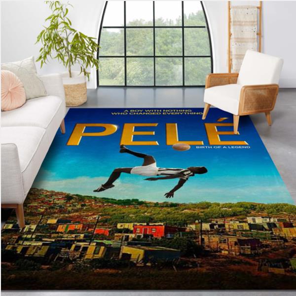 Pelé Birth Of A Legends Area Rug Carpet Living Room Rug