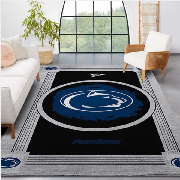 Penn State Nittany Lions Ncaa Team Logo Nice Gift Home Decor Rectangle Area Rug