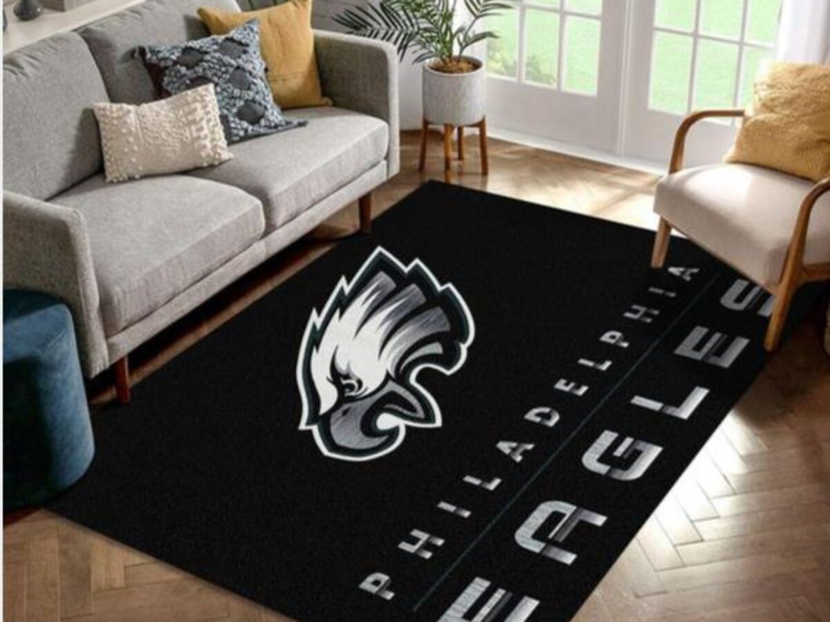 Philadelphia Eagles Area Rugs Living Room Floor Rug Carpets Decor Non-Slip  Mat