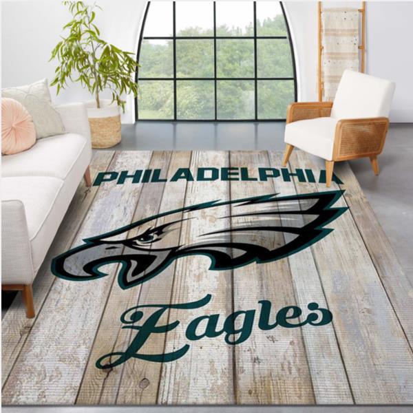 Philadelphia Eagles NFL Area Rug Living Room Rug US Gift Decor