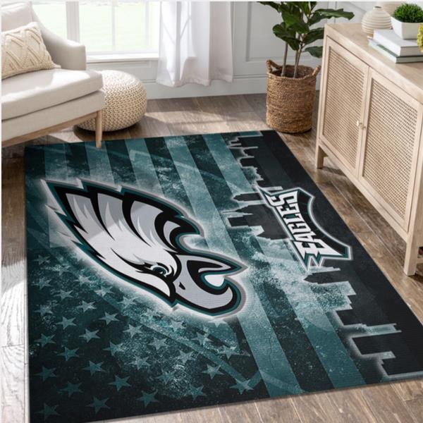 Philadelphia Eagles NFL Rug Bedroom Rug US Gift Decor