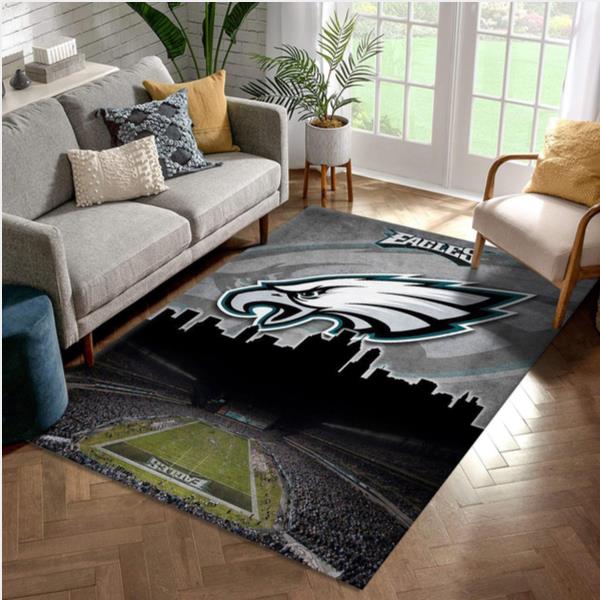 Philadelphia Eagles NFL Rug Living Room Rug Home Decor Floor Decor