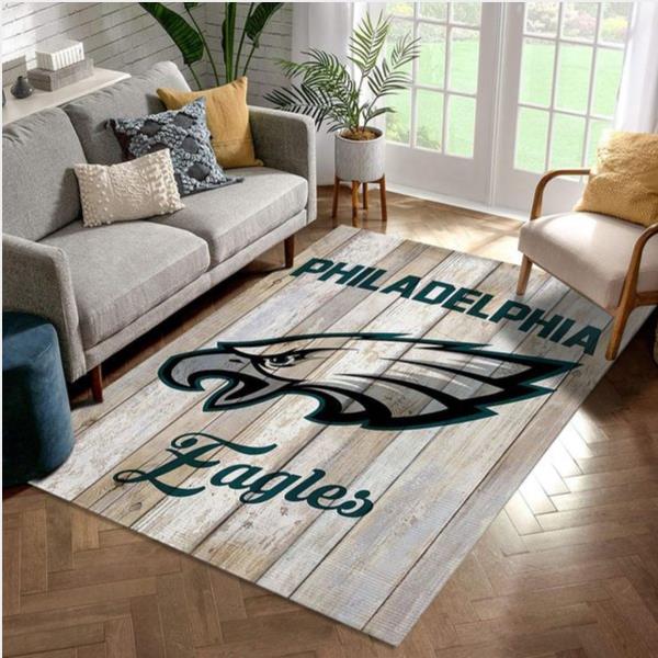 Philadelphia Eagles Nfl Area Rug Living Room Rug US Gift Decor