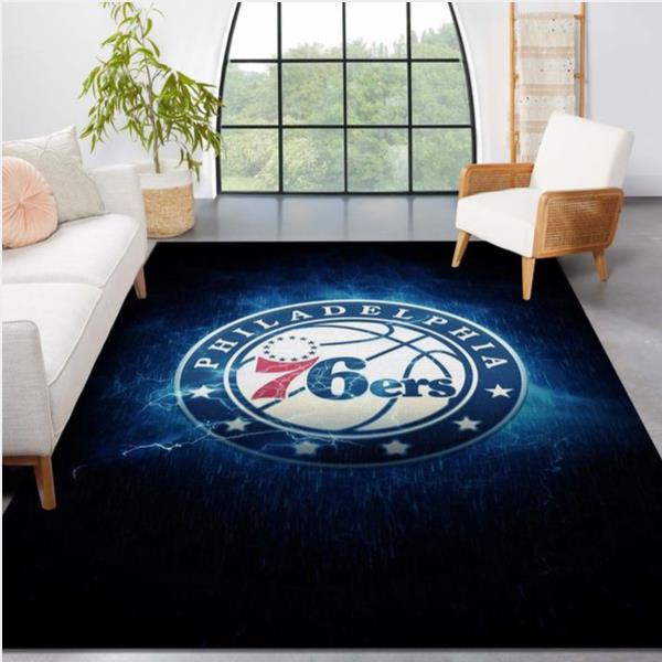 Philadelphia Sixers Nfl Area Rug Living Room Rug Christmas Gift Us Decor