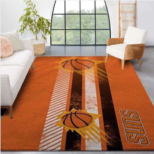 Phoenix Suns Nba Team Logo Nice Gift Home Decor Rectangle Area Rug