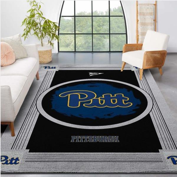 Pitt Panthers Ncaa Team Logo Nice Gift Home Decor Rectangle Area Rug