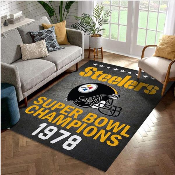 Pittsburgh Steelers 1978 Nfl Rug Bedroom Rug Home Decor Floor Decor
