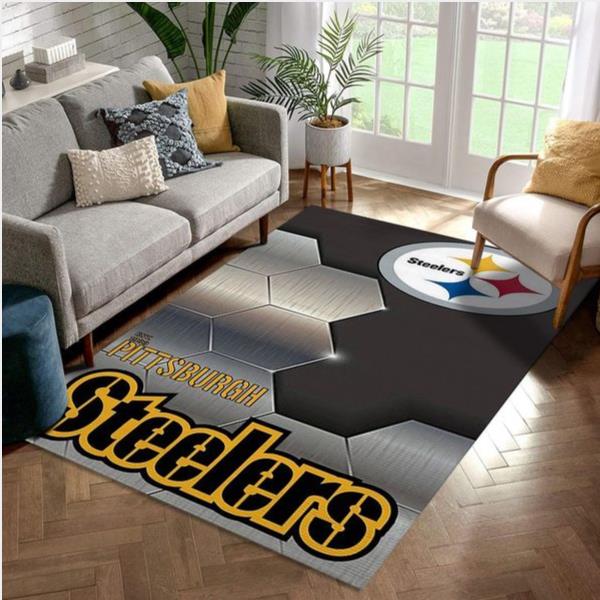 Pittsburgh Steelers 7 Nfl Area Rug For Gift Bedroom Rug Home US Decor