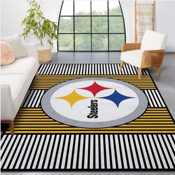 Pittsburgh Steelers Imperial Champion Rug Nfl Area Rug For Christmas Living Room And Bedroom Rug Christmas Gift Us Decor
