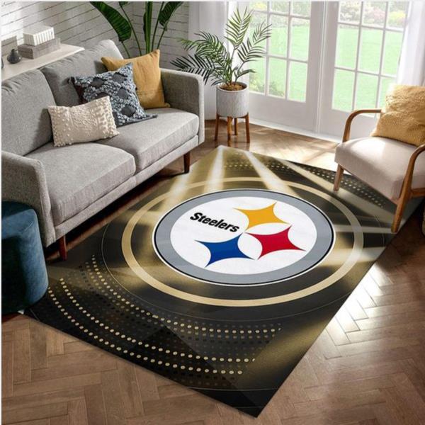 Pittsburgh Steelers NFL Area Rug Bedroom Rug US Gift Decor