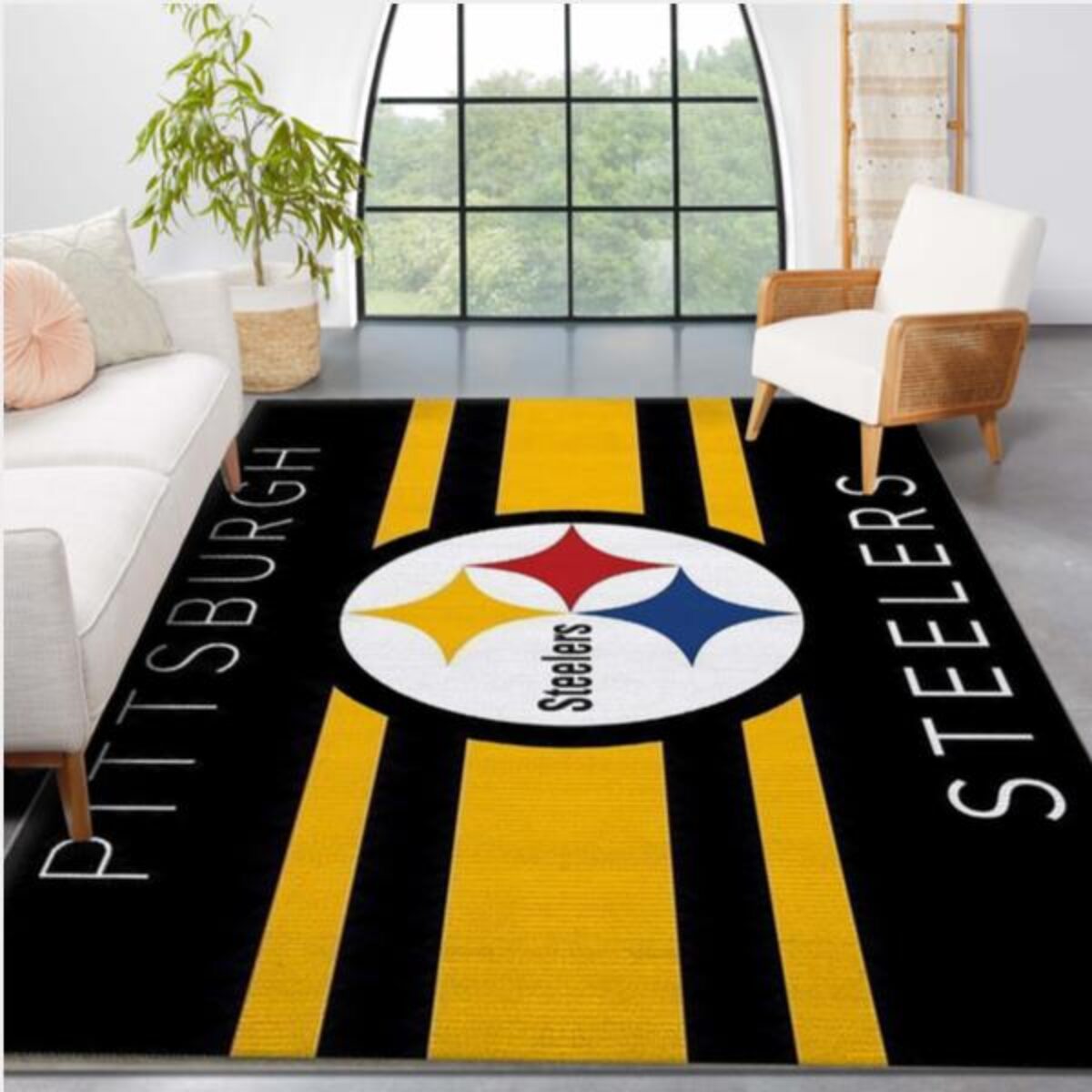 Team Logo Pittsburgh Steelers Ugly Christmas Sweaters - Peto Rugs