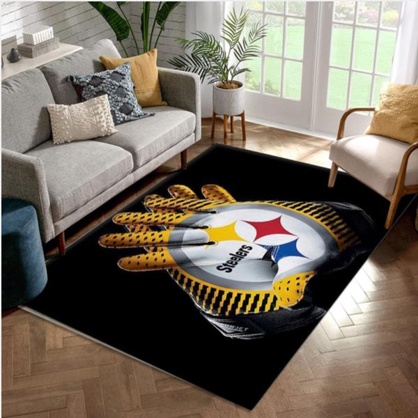 Pittsburgh Steelers NFL Football Rug Room Carpet Sport Custom Area Floor Home Decor